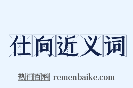 仕向近义词是什么意思的图片